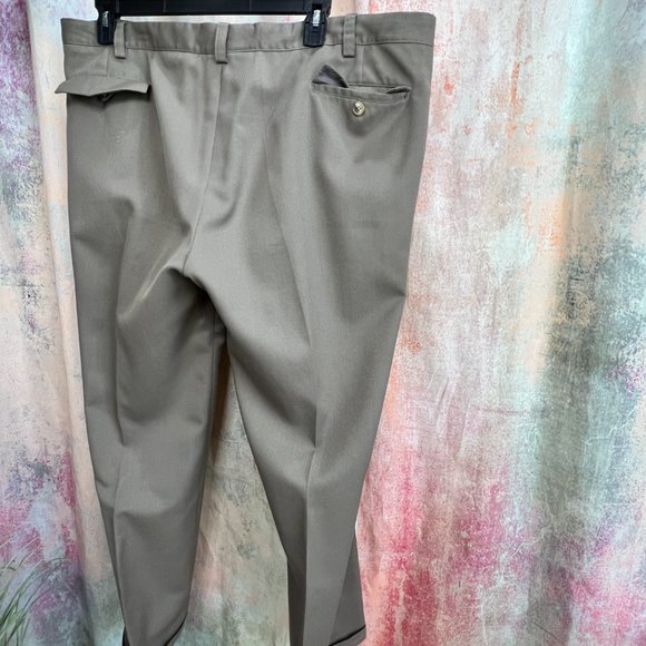 ๐Mud-Colored Dress Pants European Tailoring Handmade with High Quality Fabric - Picture 2 of 12